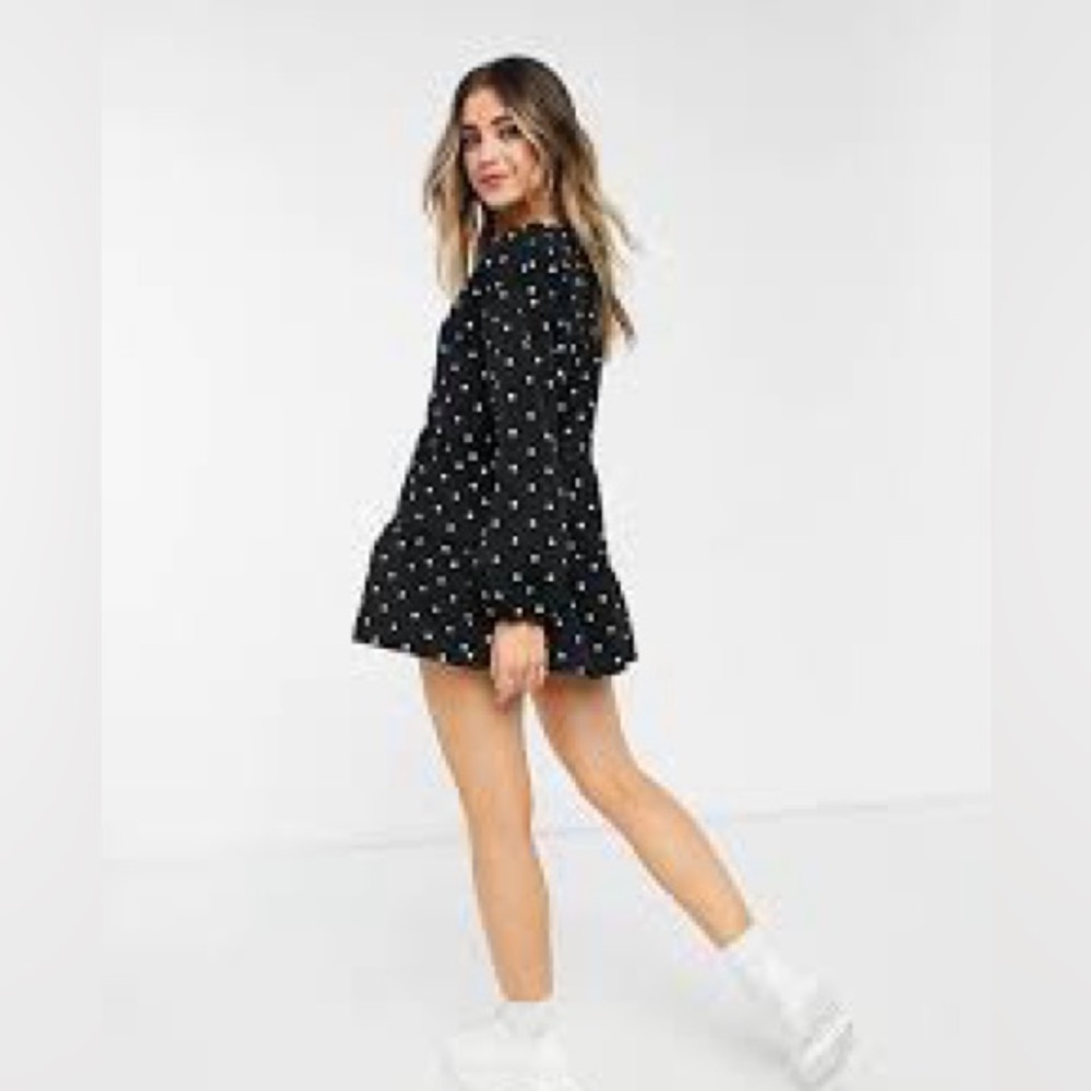 ASOS tiered polka dot romper size US 6